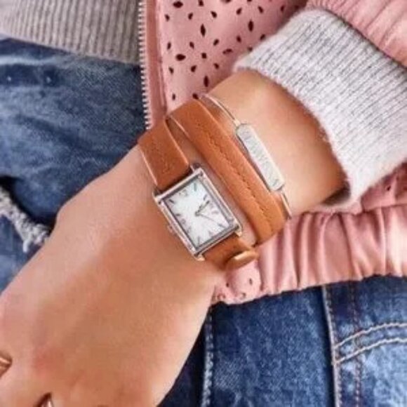 Stella & Dot Genuine Leather Watch